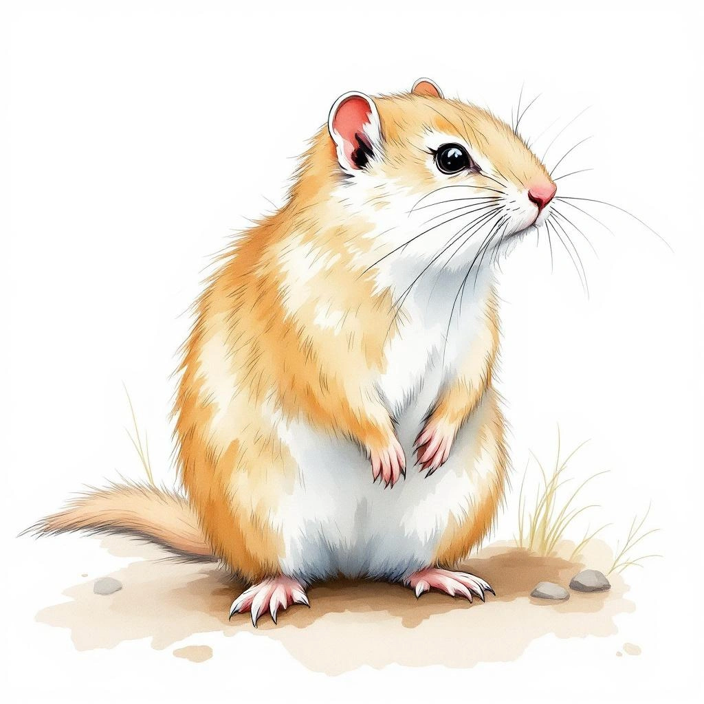 Afghanische Gebirgswühlmaus (Blanfordimys afghanus)