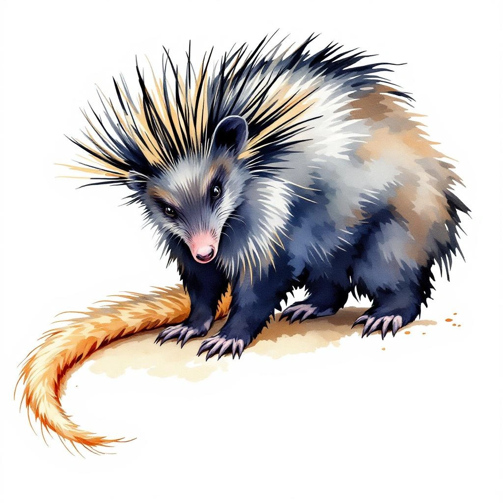 Afrikanischer Quastenstachler (Atherurus africanus)
