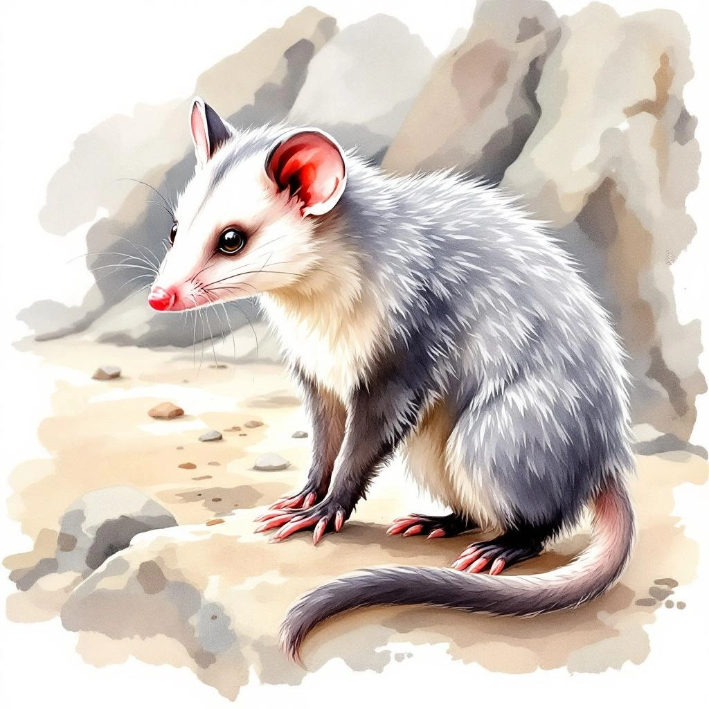 Andean White-eared Opossum