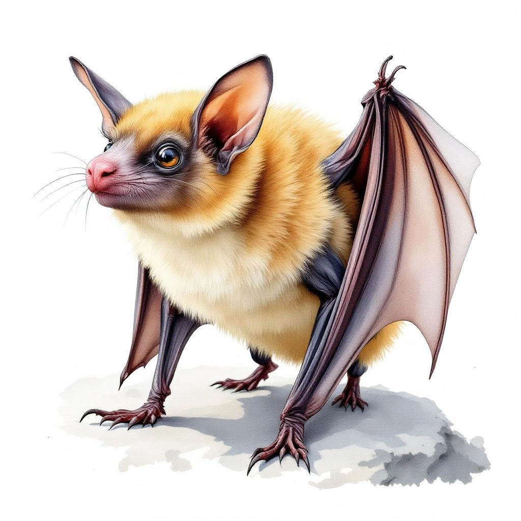 Bicolored Tube-nosed Bat