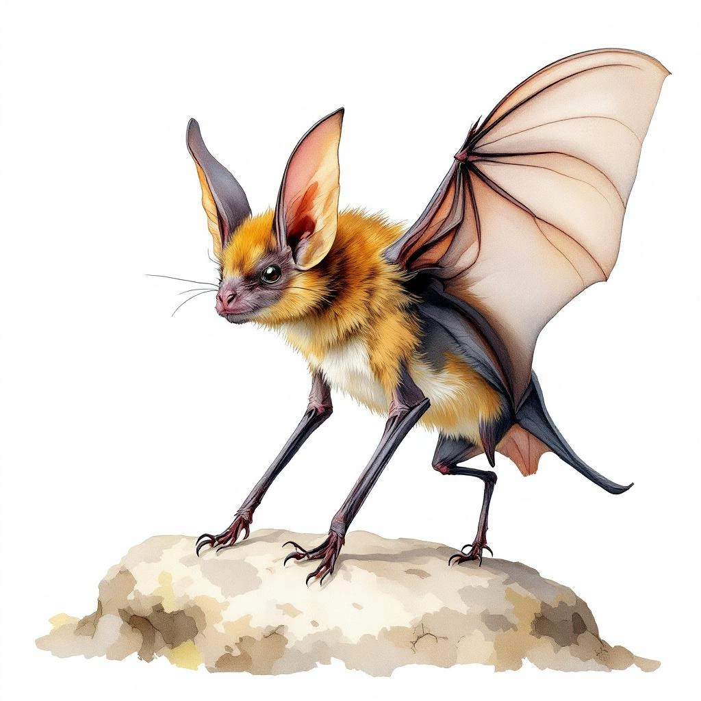 Bidentate Yellow-eared Bat