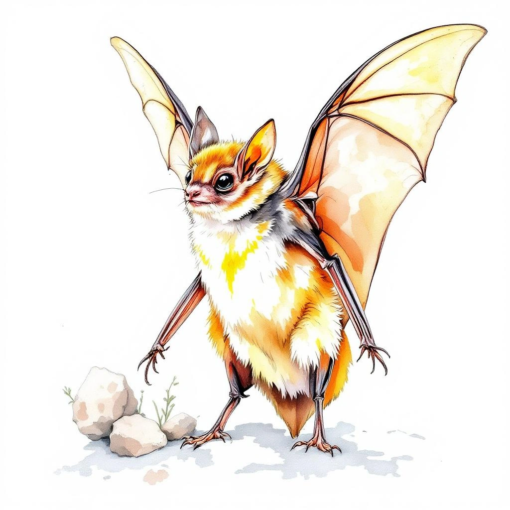 Bidentate Yellow-shouldered Bat