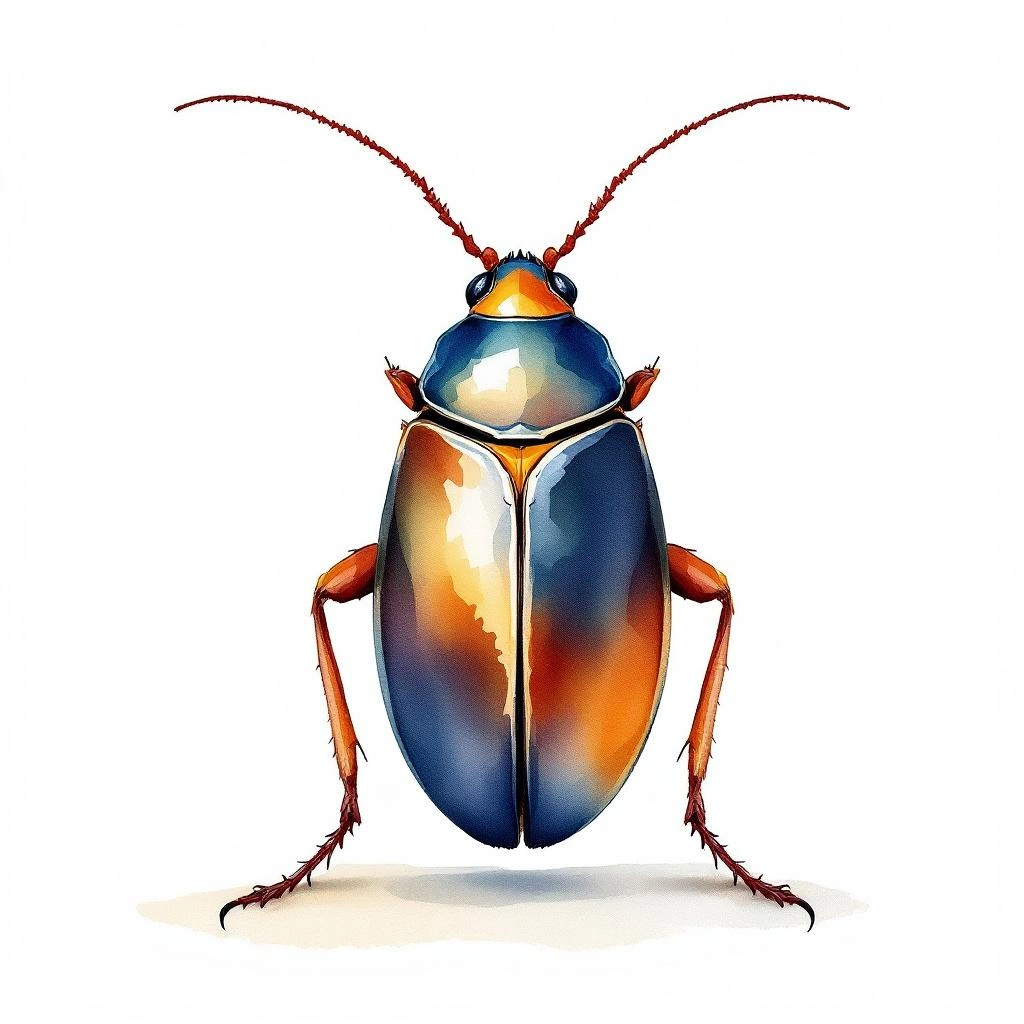 Illustration representing ゴキブリ目 (Blattodea)