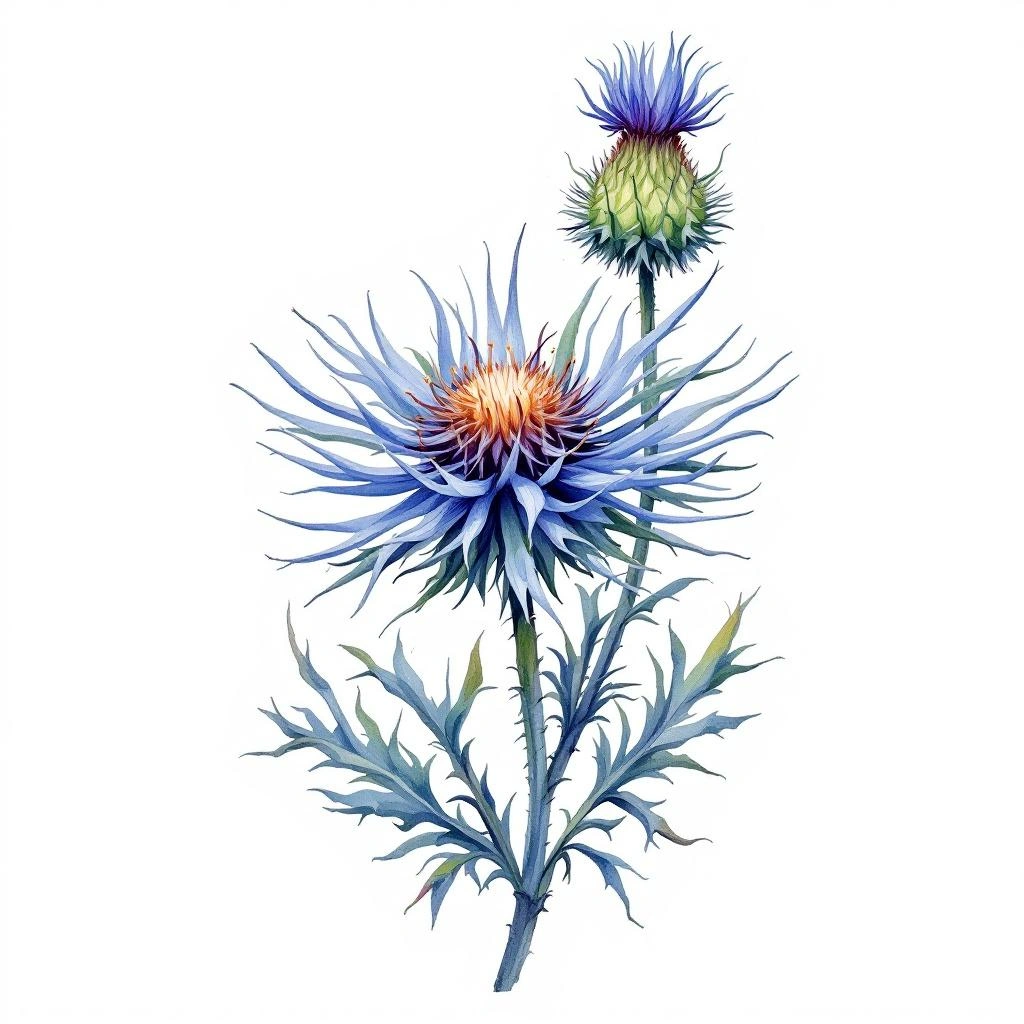 Blue Globe Thistle