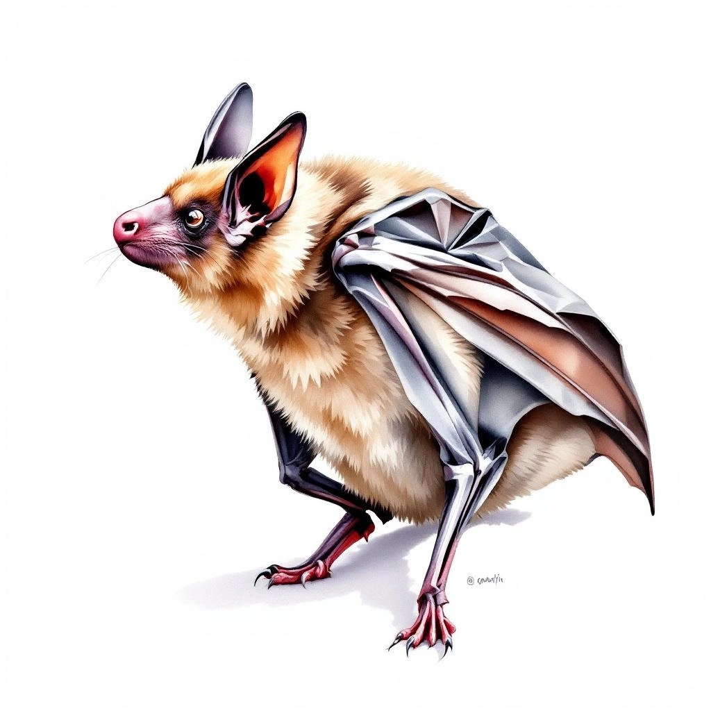 Brown-bellied Broad-nosed Bat
