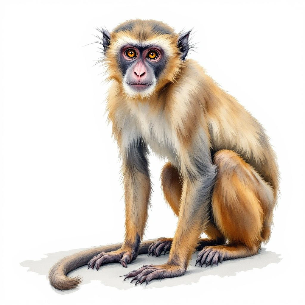Brown Spider Monkey