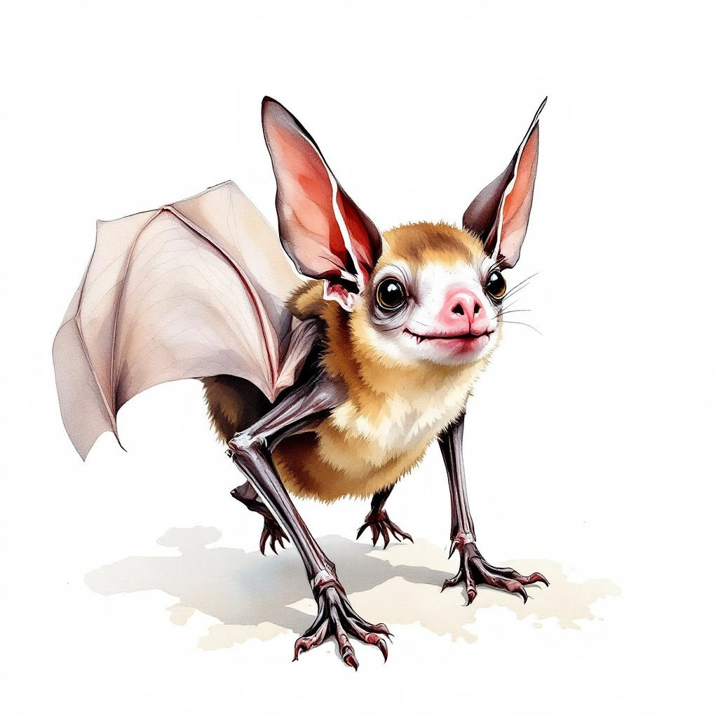 Brown Tube-nosed Bat