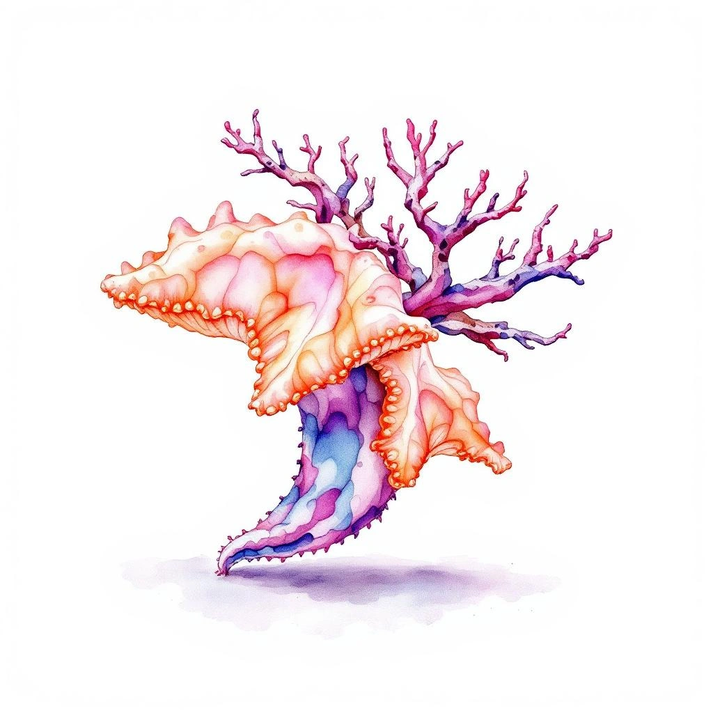 Illustration representing Động vật hình rêu (Bryozoa)