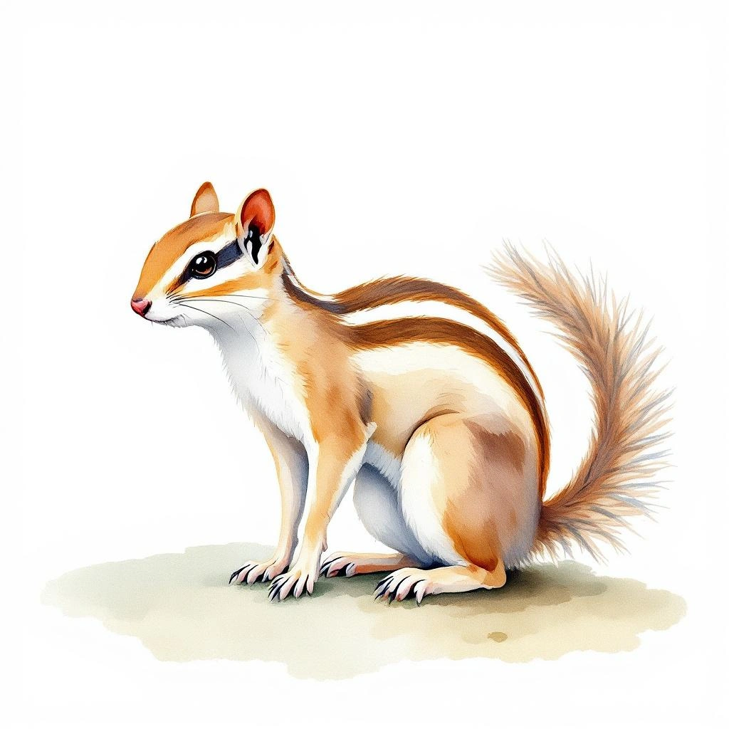 Cambodian Striped Squirrel