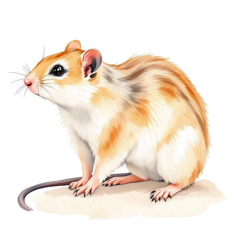 Homyachyok Kempbela (Phodopus campbelli)
