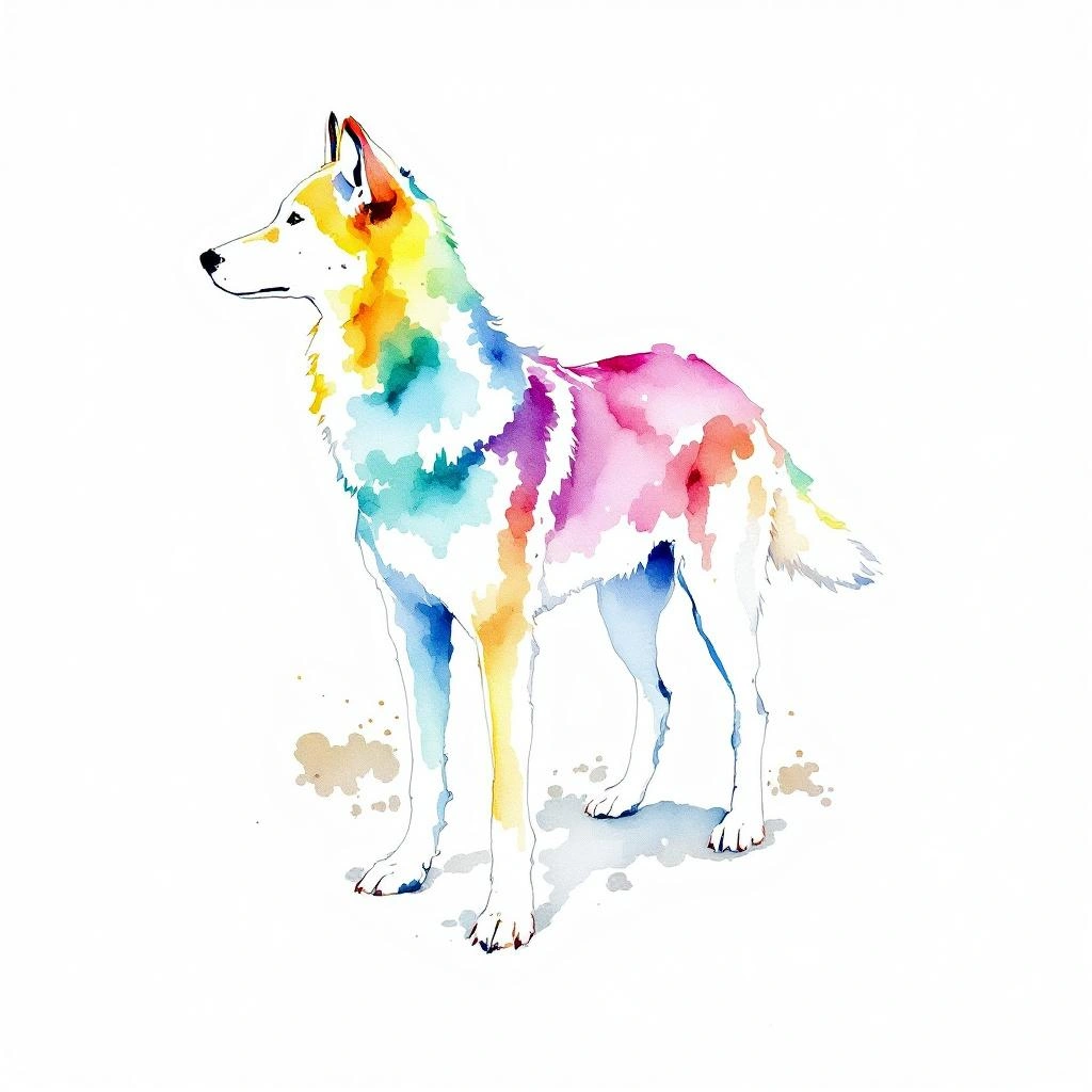 Illustration representing Dogs & Wolves (Canis)