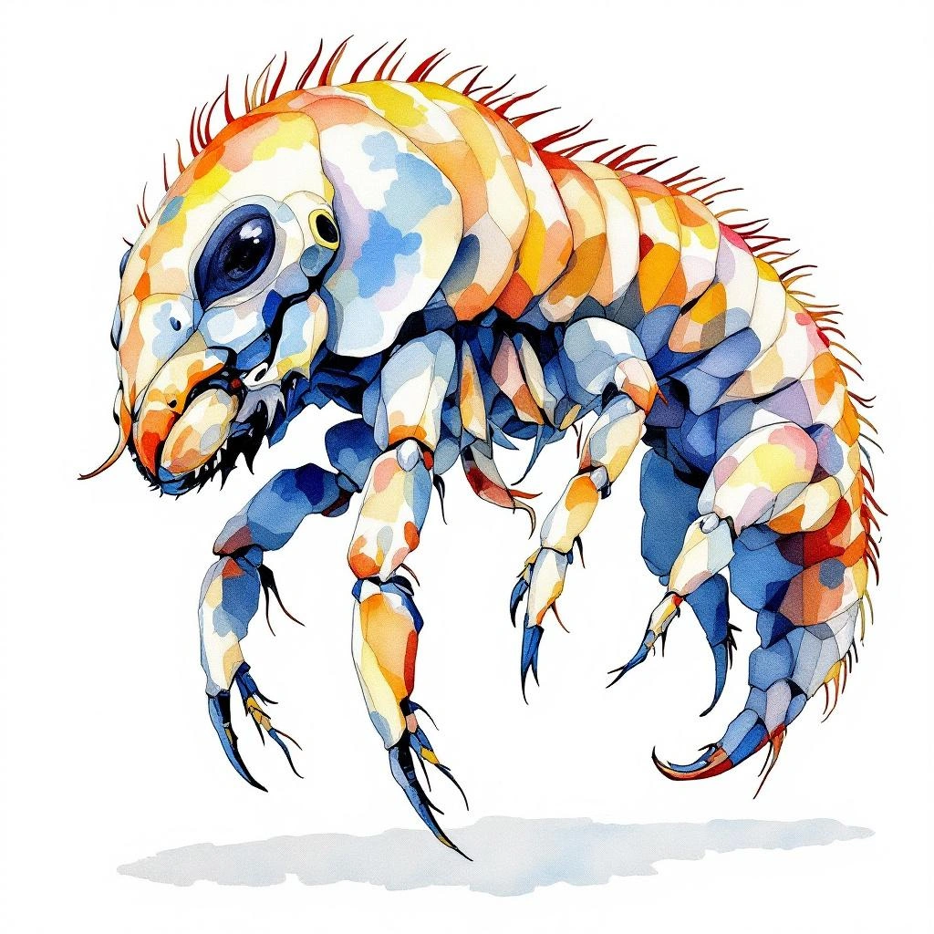 Illustration representing Chaetodermatida (Chaetodermatida)