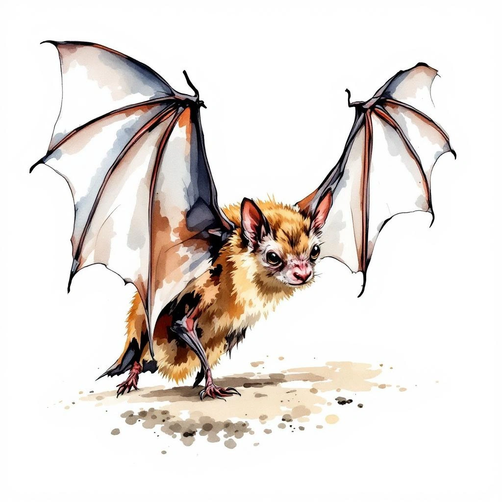 Illustration representing yarasa (Chiroptera)