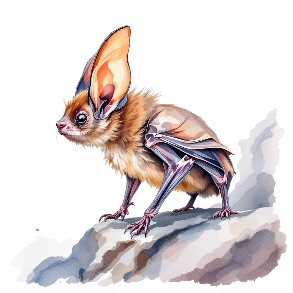 Chocolate Wattled Bat