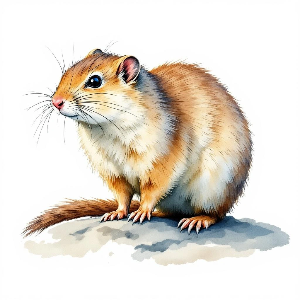 Conifer Kashmir Vole (Hyperacrius wynnei)