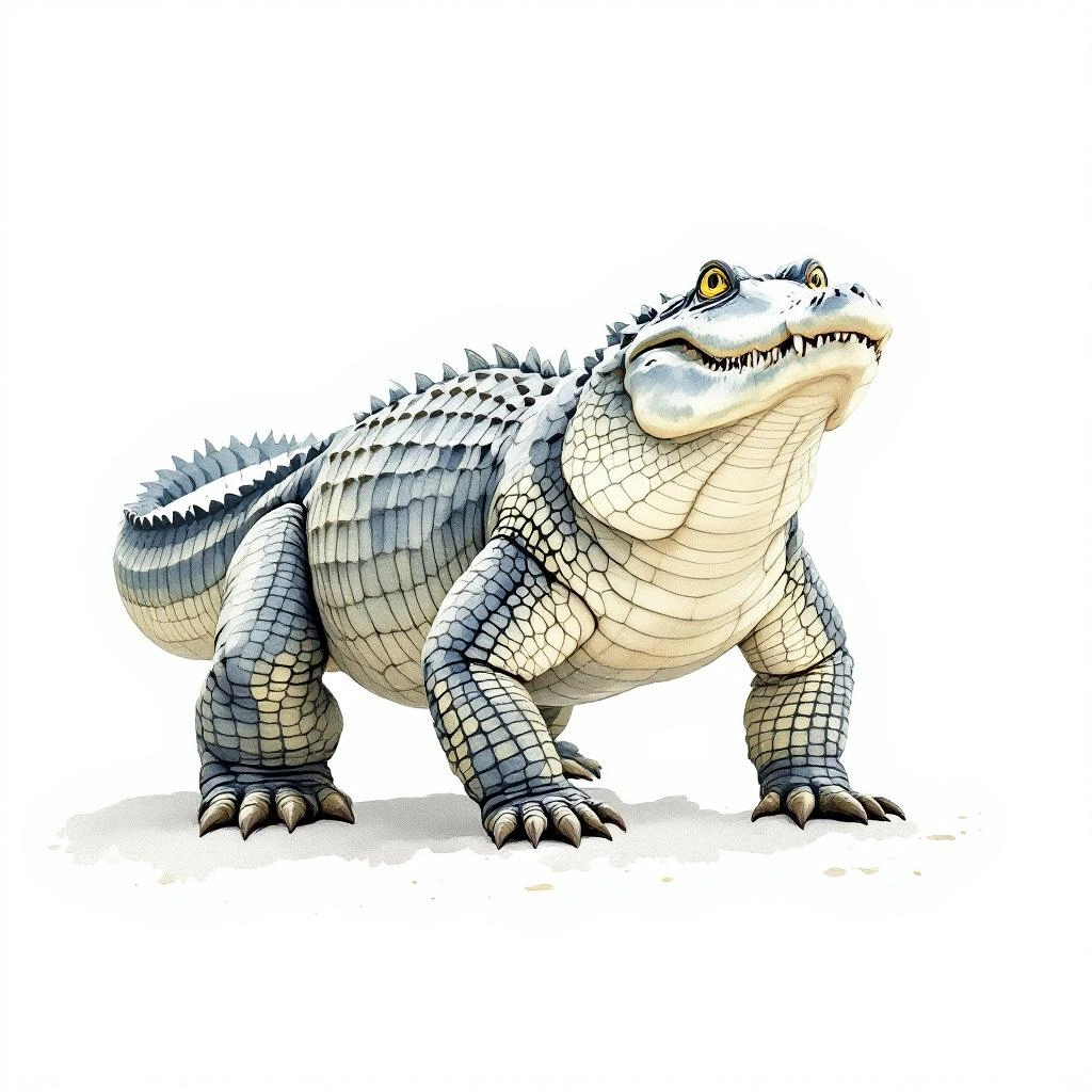 Illustration representing Crocodilians (Crocodylia)
