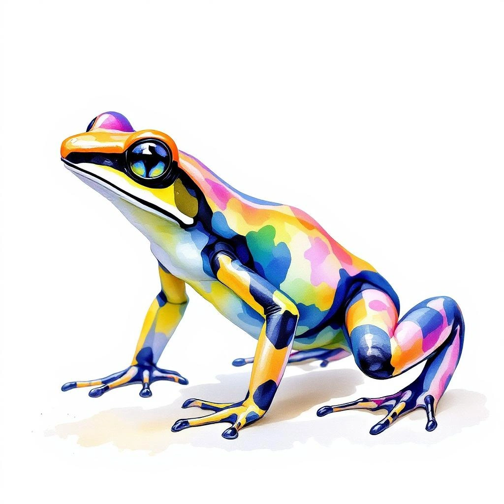 Illustration representing Poison Dart Frogs (Dendrobates)
