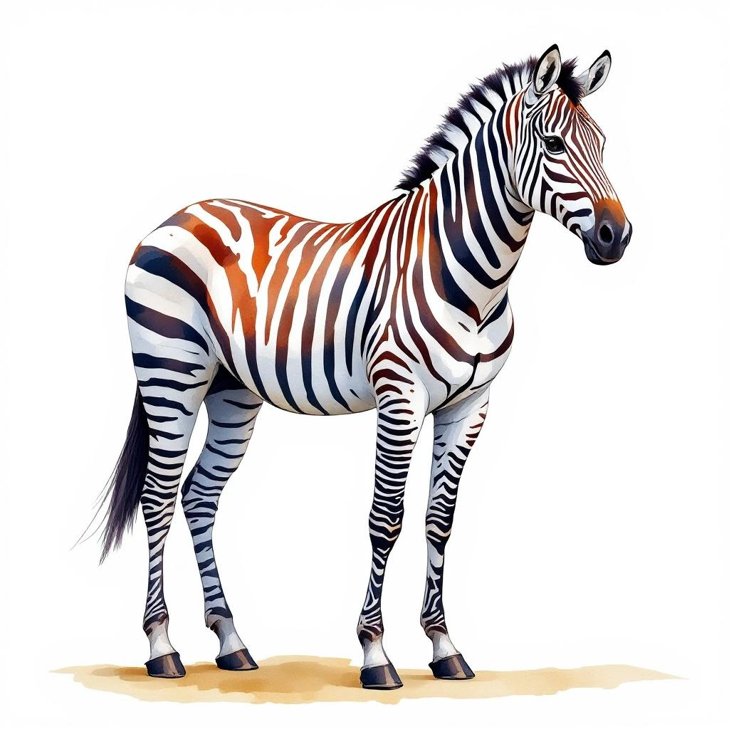 Illustration representing Horses & Zebras (Equidae)