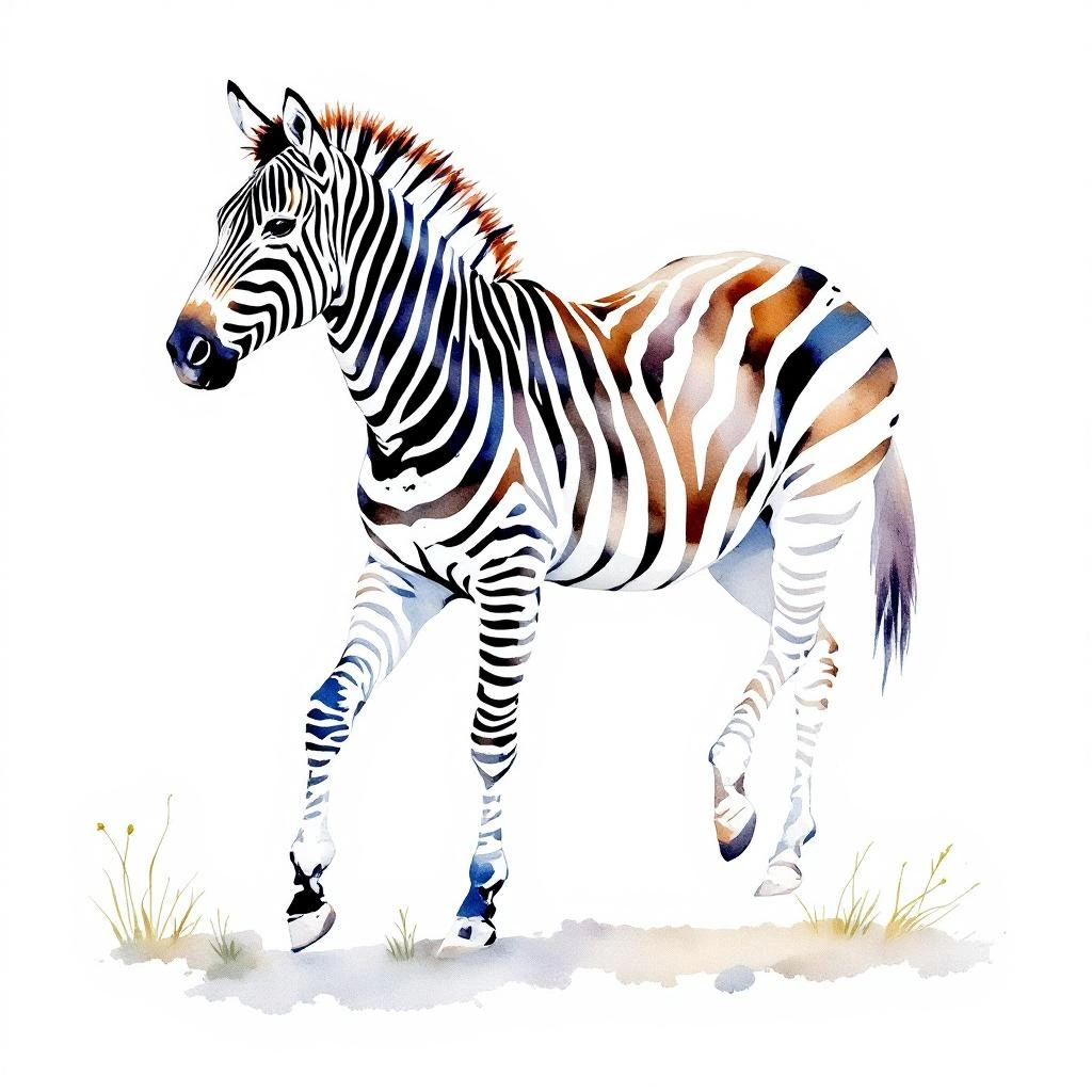 Illustration representing Horses & Zebras (Equus)