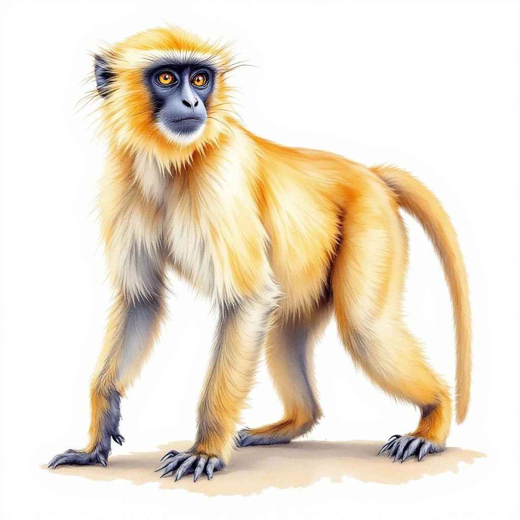 Gee's golden langur