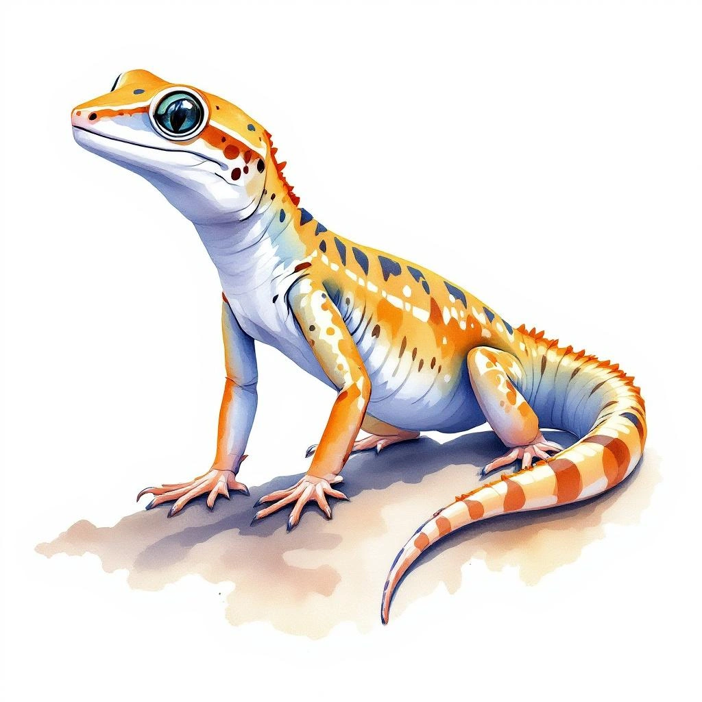 Illustration representing Geckos (Gekkonidae)