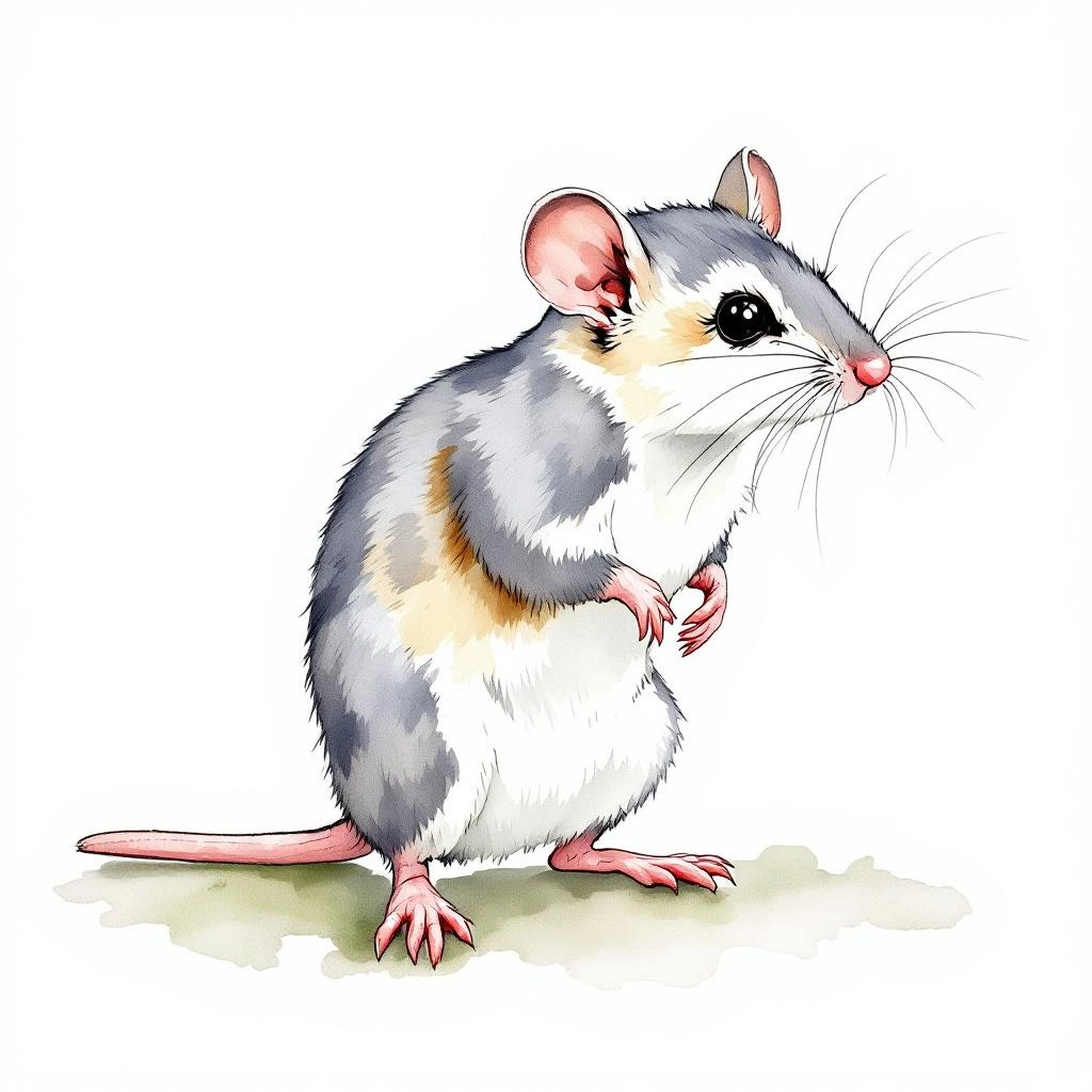 Gray-bellied Pencil-tailed Tree Mouse