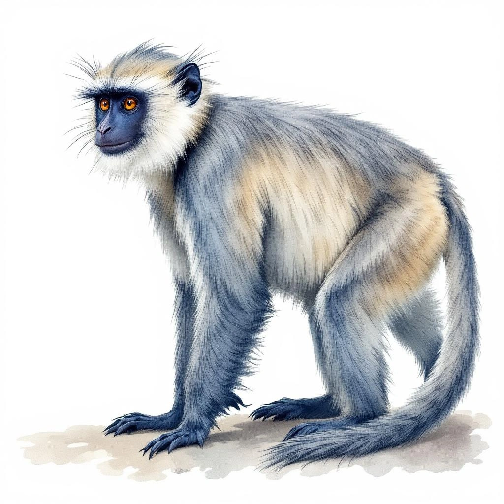 Gray-shanked Douc Langur