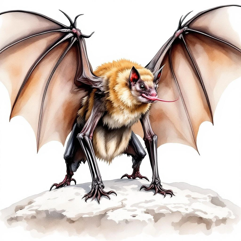 Große Langschwanz-Blumenfledermaus