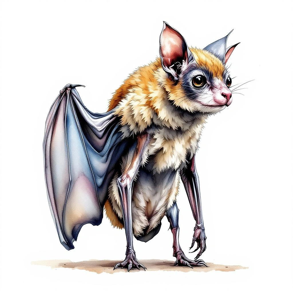 Kragen-Nacktfledermaus