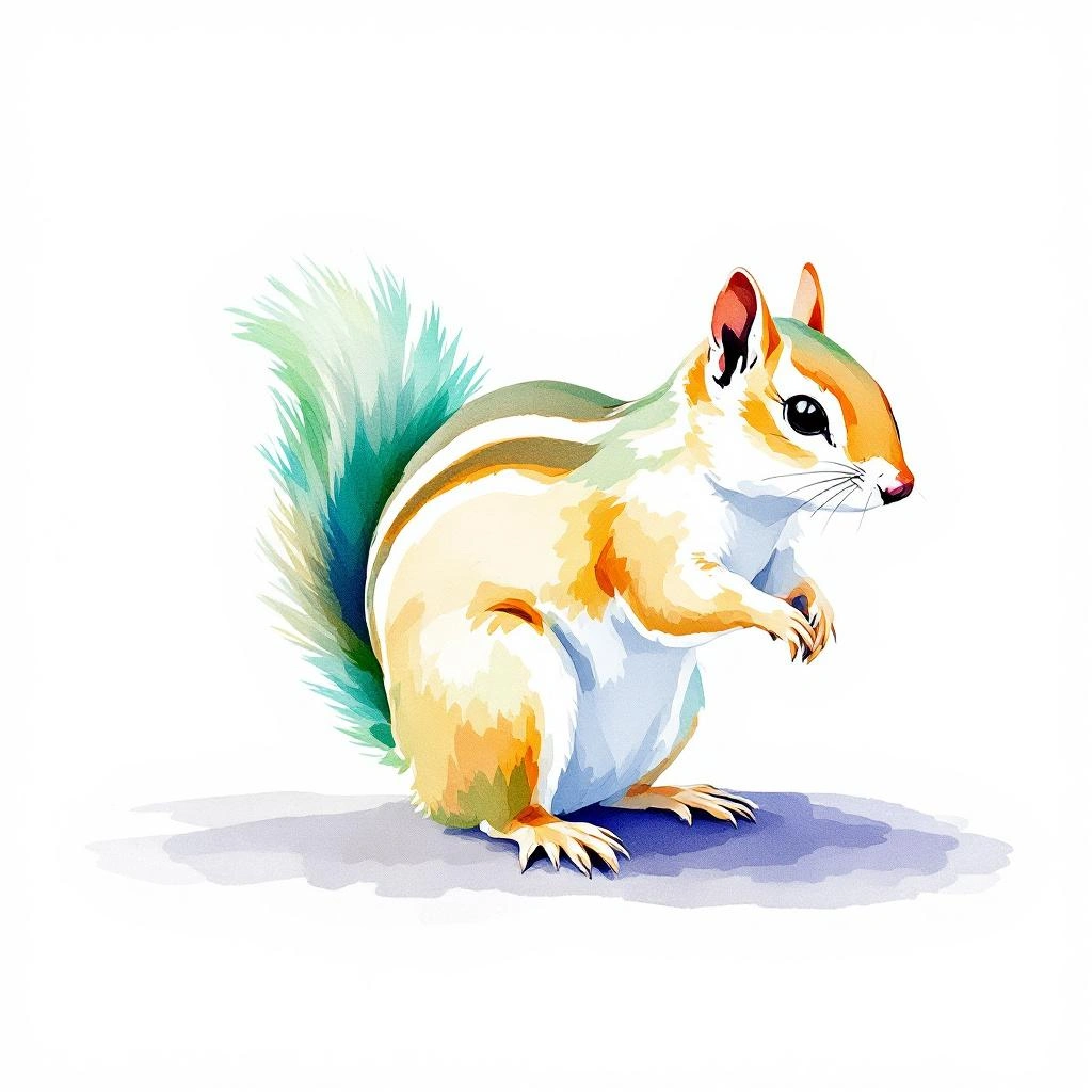 Ecureuil De Fernando Po (Paraxerus poensis)