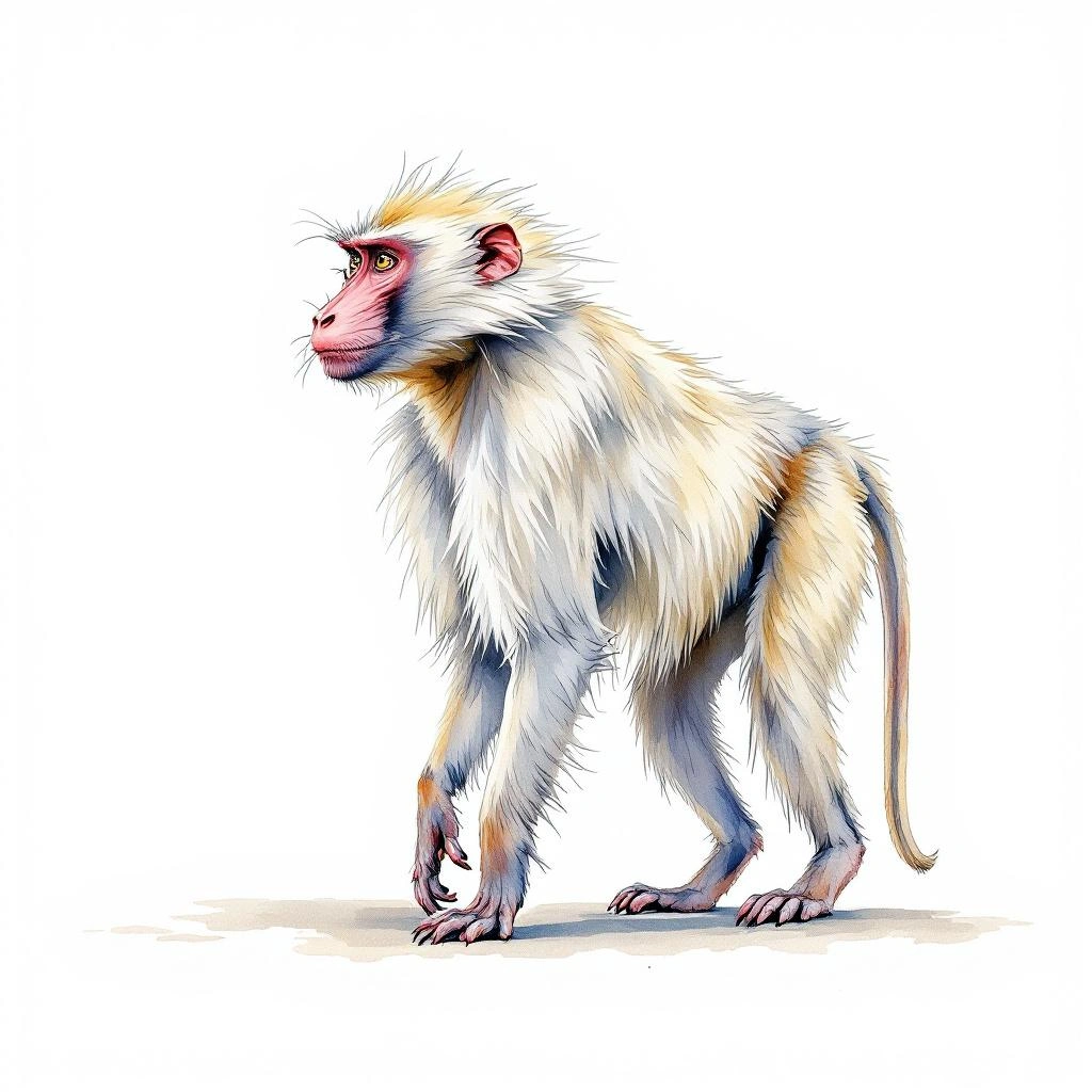 Guinea-Pavian
