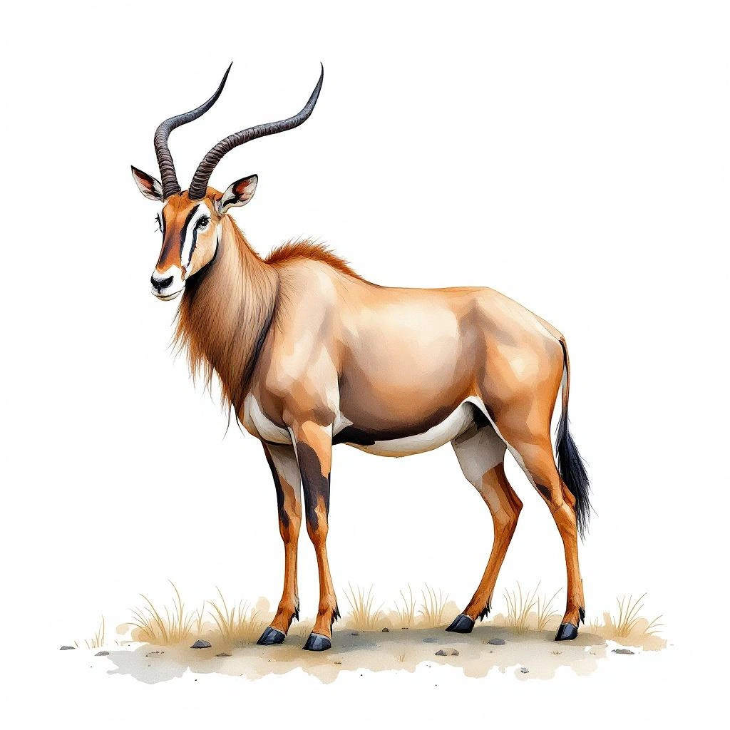 Antilope Hirola (Beatragus hunteri)