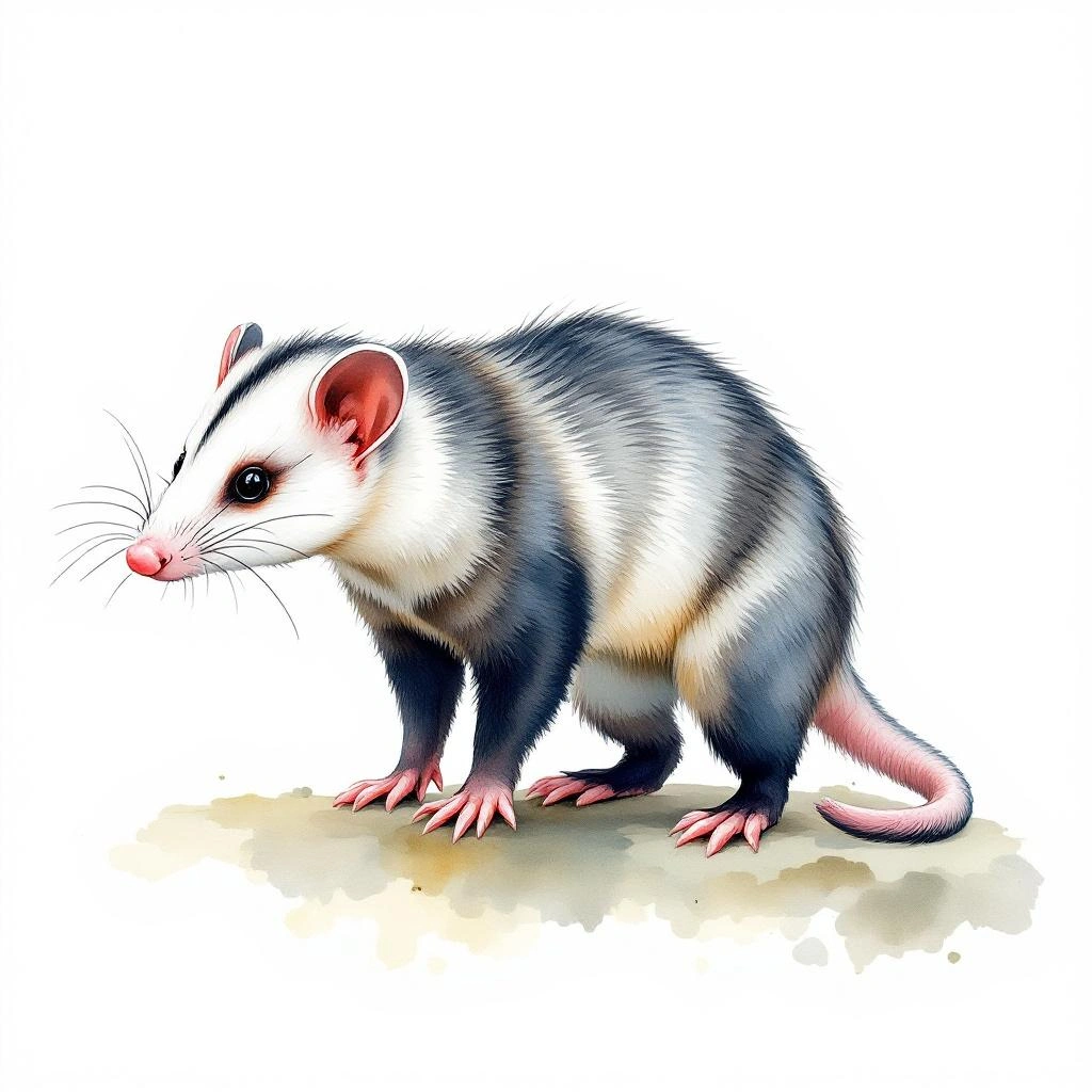 Iherings three-striped opossum