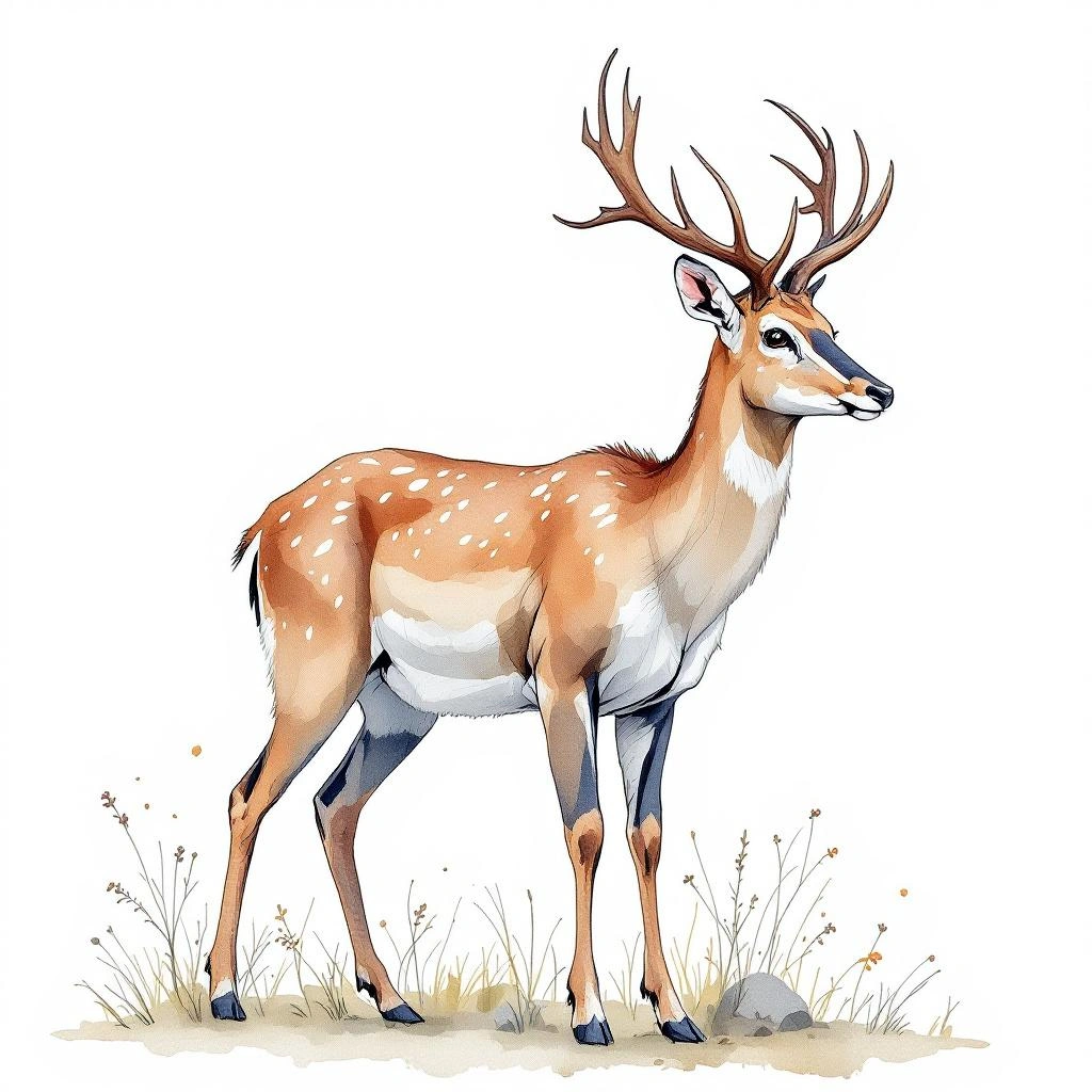 Large-antlered muntjac