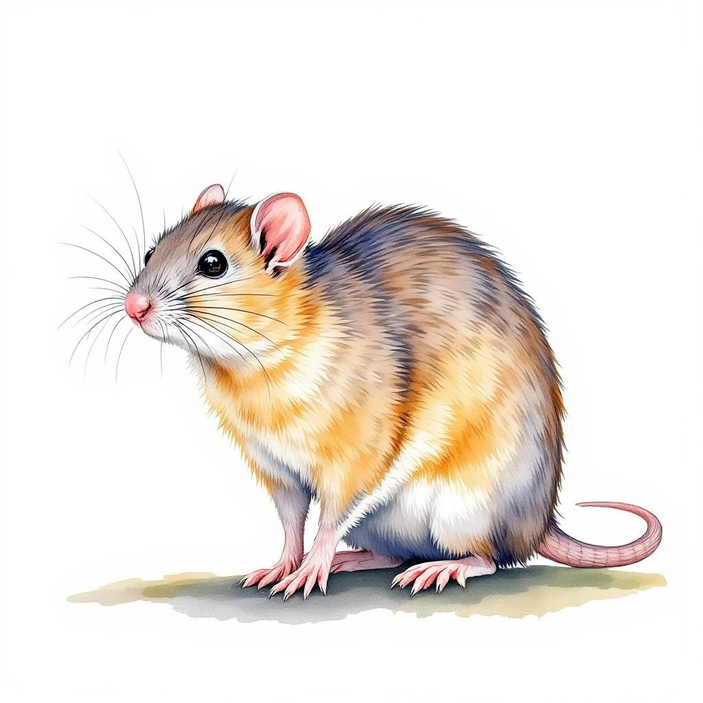 Lesser Golden-bellied Rice Rat