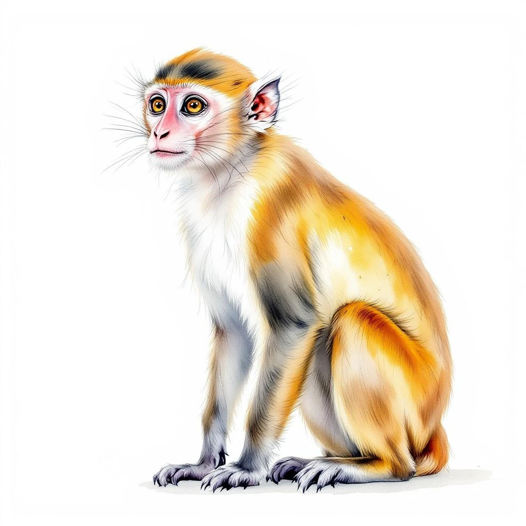 Lesser Spot-nosed Monkey
