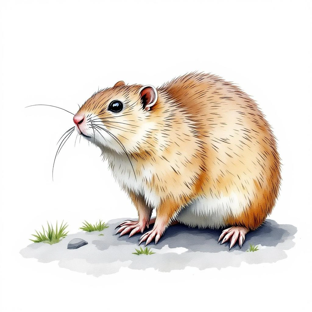Major s Pine Vole