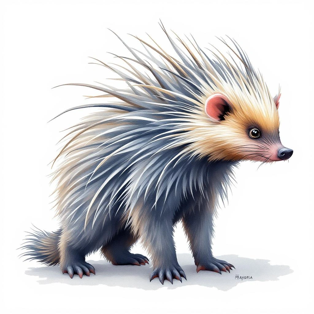 Malayan porcupine