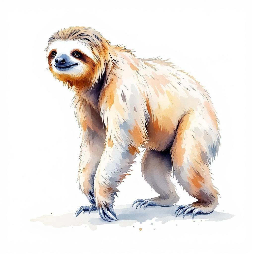 Maned sloth