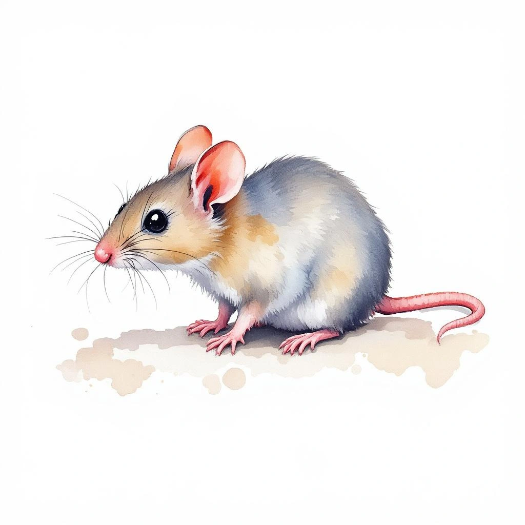 Illustration representing Mice & Rats (Muridae)