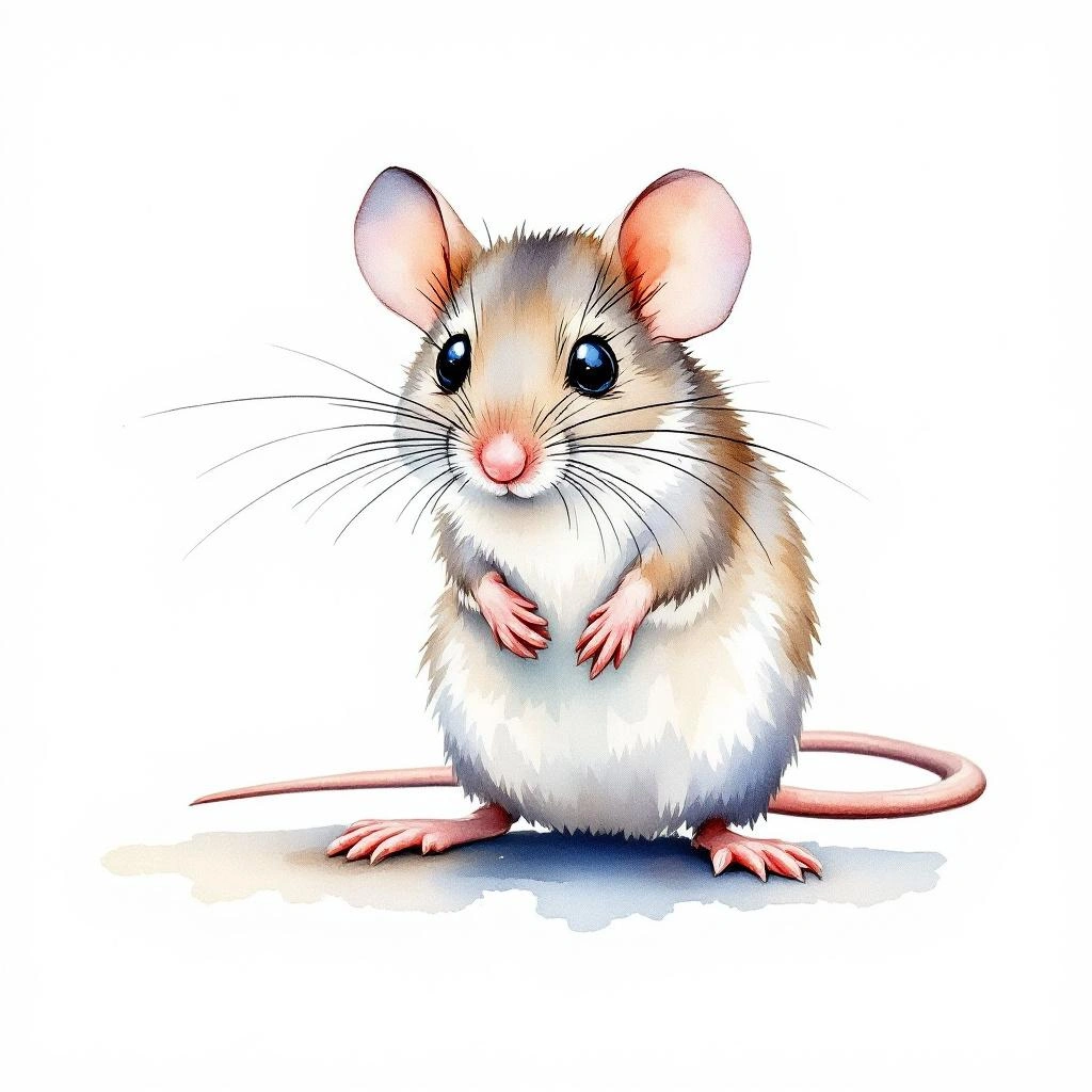 Illustration representing House Mice (Mus)
