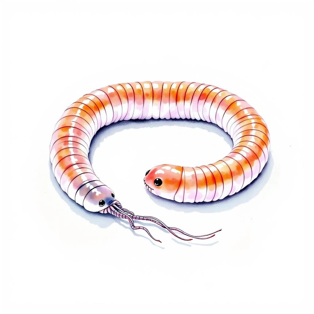 Illustration representing giun tròn (Nematoda)