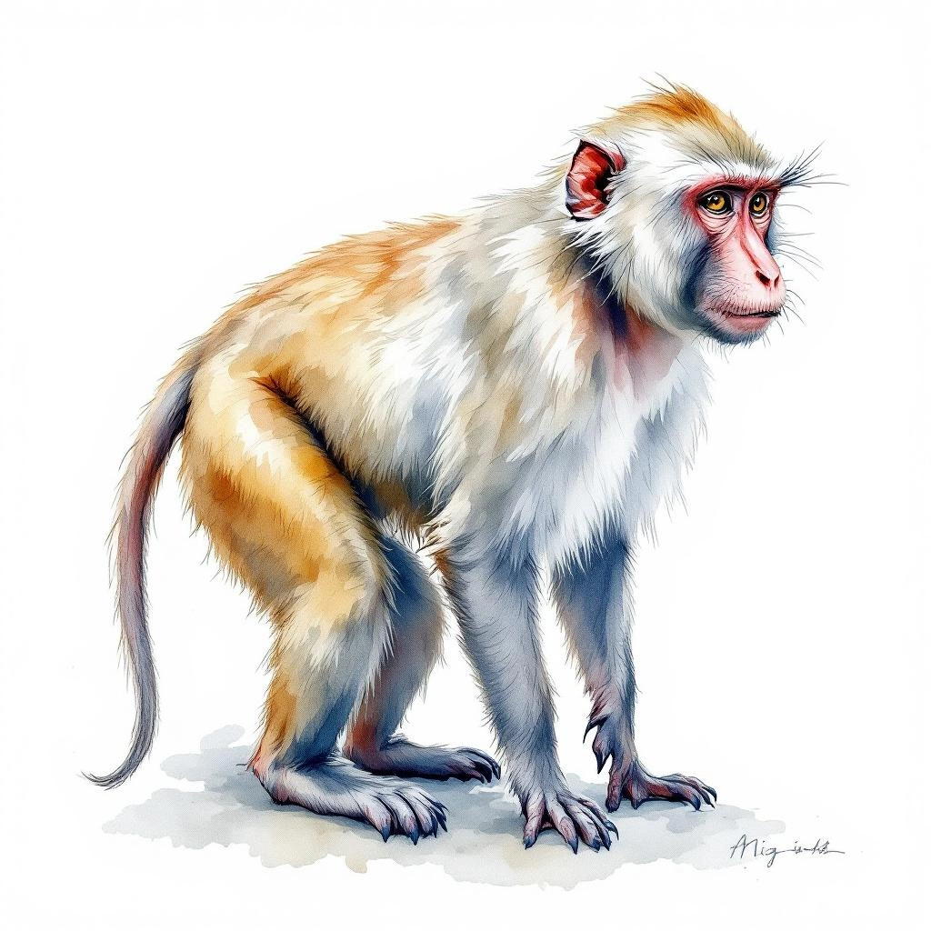 Northern Pig-tailed Macaque