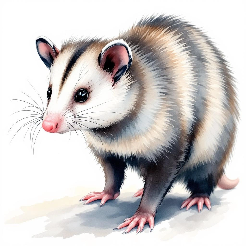 Northern three-striped opossum