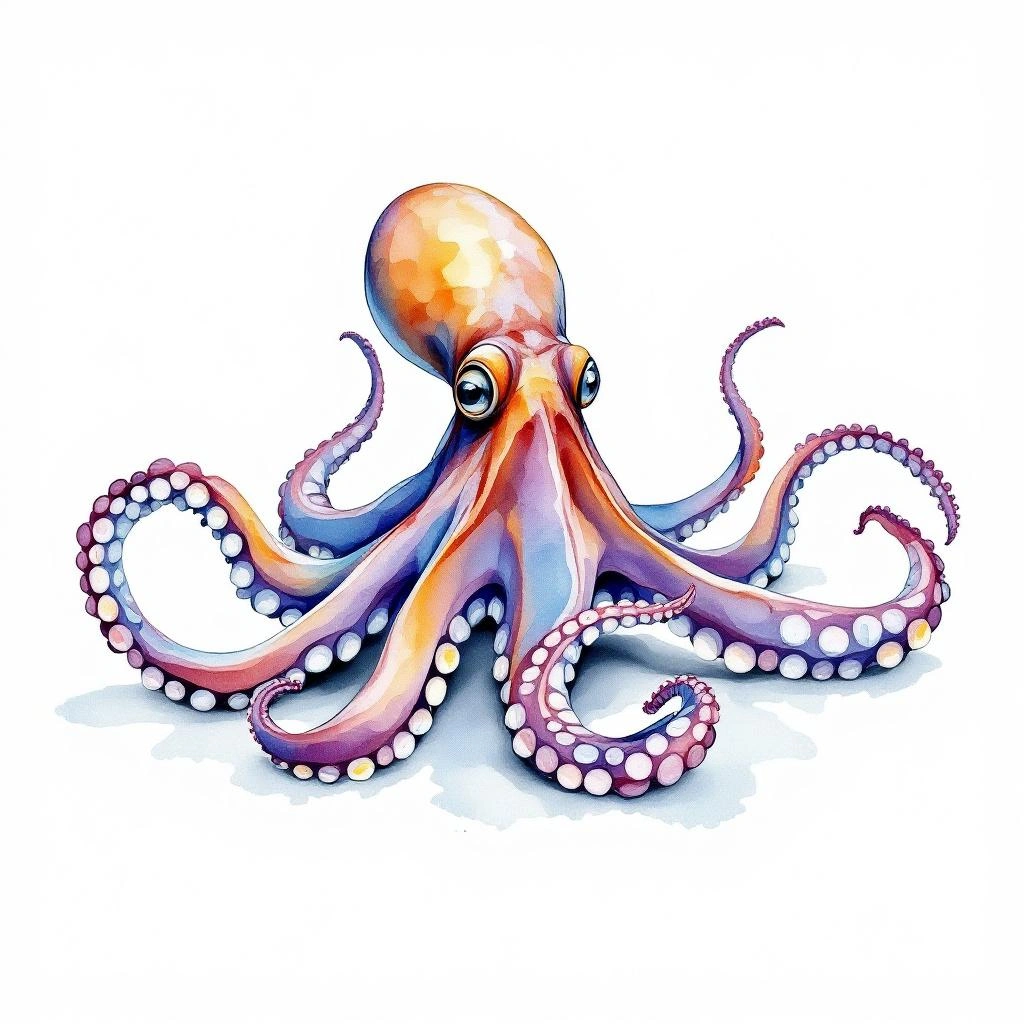 Illustration representing Octopuses (Octopus)