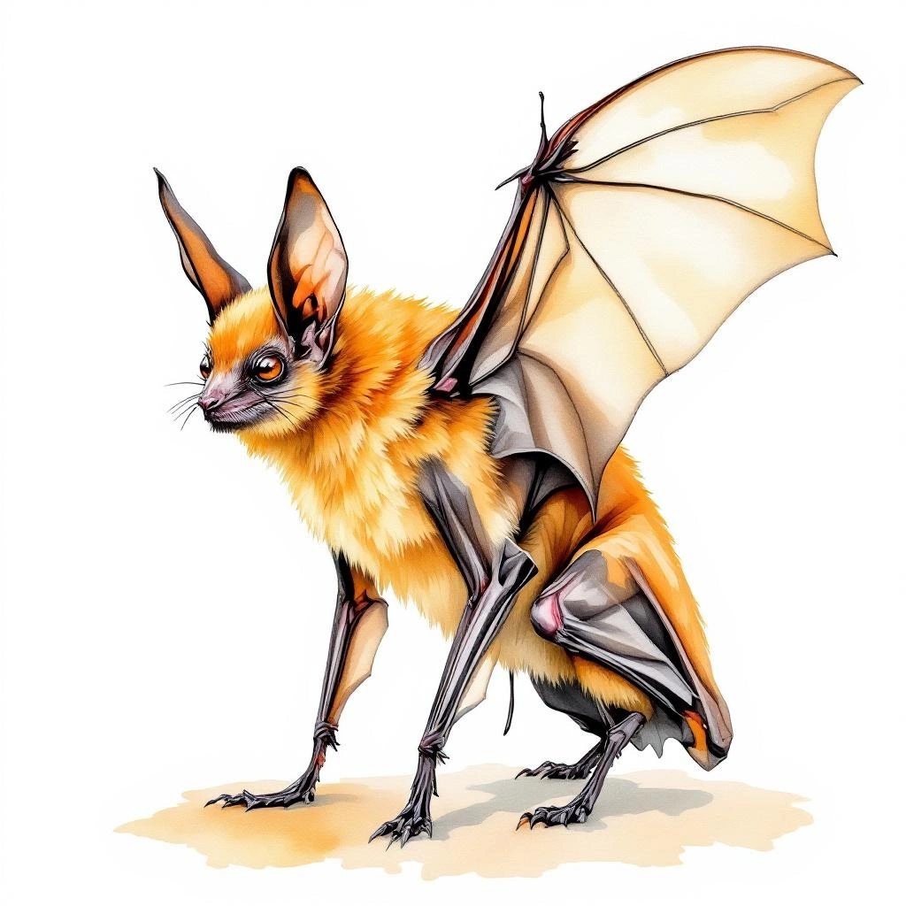 Orange Nectar Bat