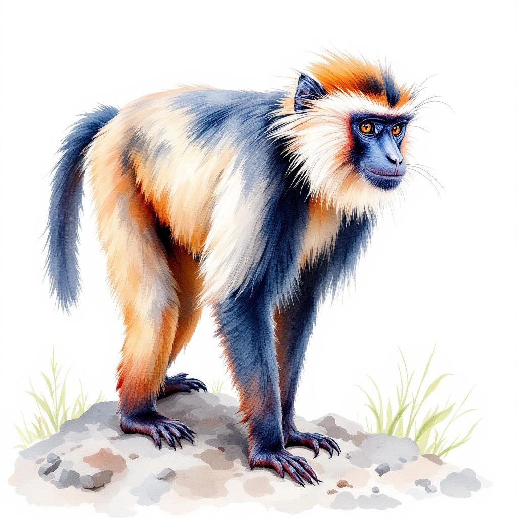 Oustalet's Red Colobus