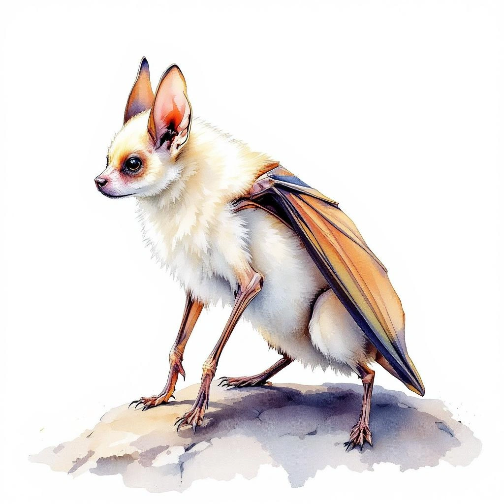 Pale-winged Dog-like Bat