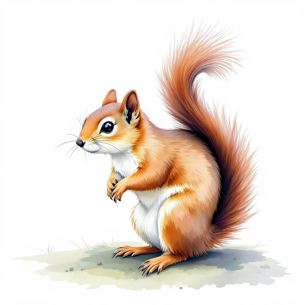 Pallas's squirrel, Red-bellied tree squirrel