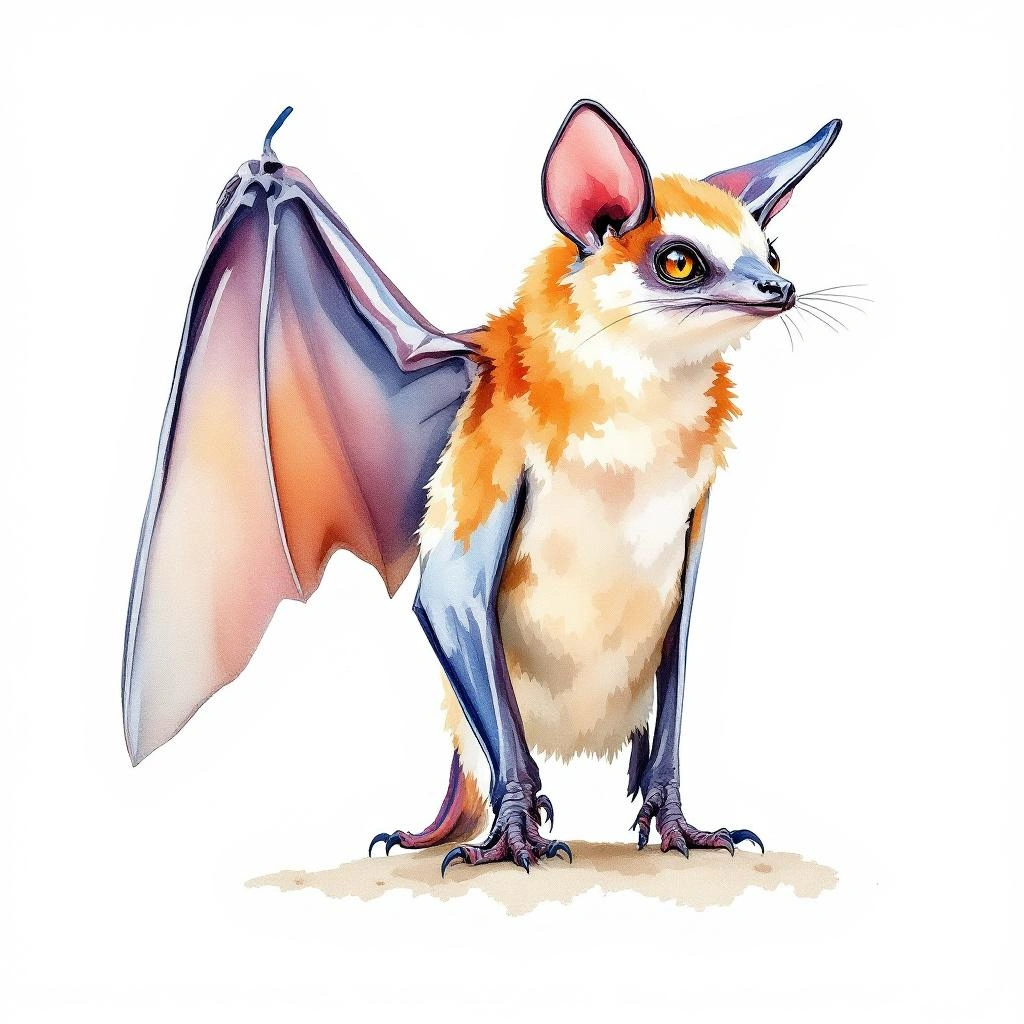 Pemba flying fox (Pteropus voeltzkowi)